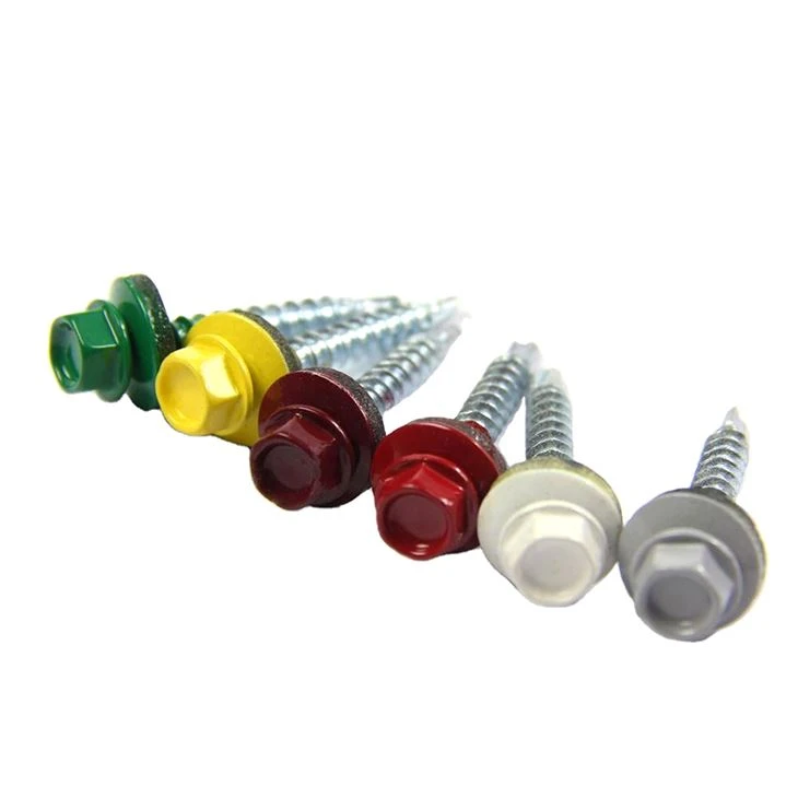 Painted Head Roofing Screws